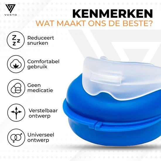 Vesto® Snurk set - 2x Anti Snurk Beugel - 20x Neuspleister - 8x Neusspreider - 4x Magnetische neusclip - Complete Set - Anti Snurk Beugel Pro - Anti Snurkmiddelen