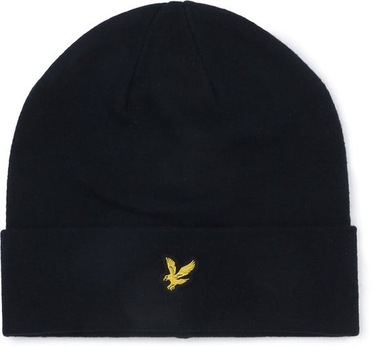 Lyle & Scott Muts Wol Blend Navy - Maat - Heren
