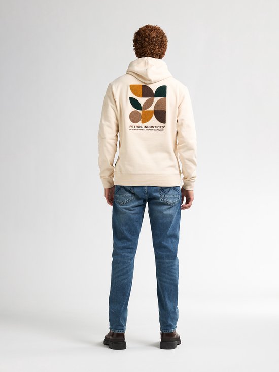 Petrol Industries - Heren Backprint Hoodie Sparta - Geel - Maat XL