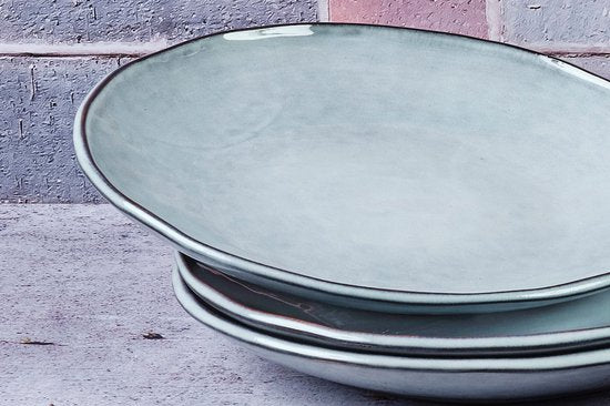 bord CLOUD Ø27cm - 6 stuks - Stormgrijs