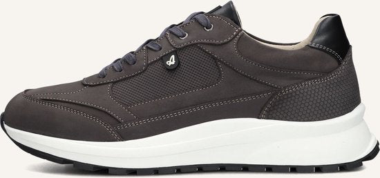 Australian Footwear Mazzerato Sneakers - Nubuck - Dark Grey - Maat 43
