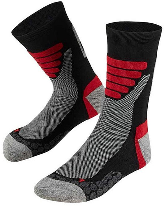 Xtreme Wandelsokken Alle Weer 2-Pack Zwart&Red - Sokken - 42-45