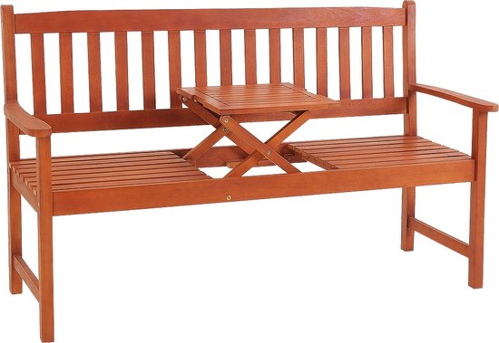 Casaria 2 zits Tuinbank - FSC®-gecertificeerd Eucalyptushout – Bruin