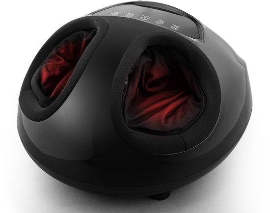 wellhealth - Heerlijk ontspannen met deze voetmassager - Voetmassager - Zwart