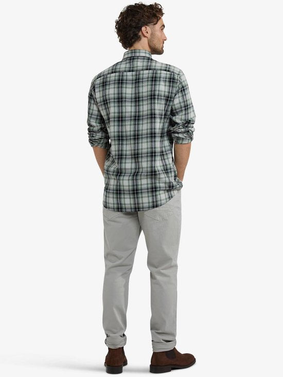 McGregor Overhemd Flanel Ruiten Groen - Maat XL - Heren - Overhemden Casual