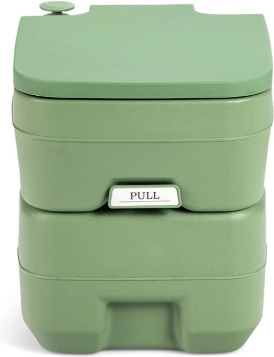 Laodikya Home Campingtoilet Reistoilet Toiletemmer Mobiel Draagbaar Chemisch Toilet 20L + 12L