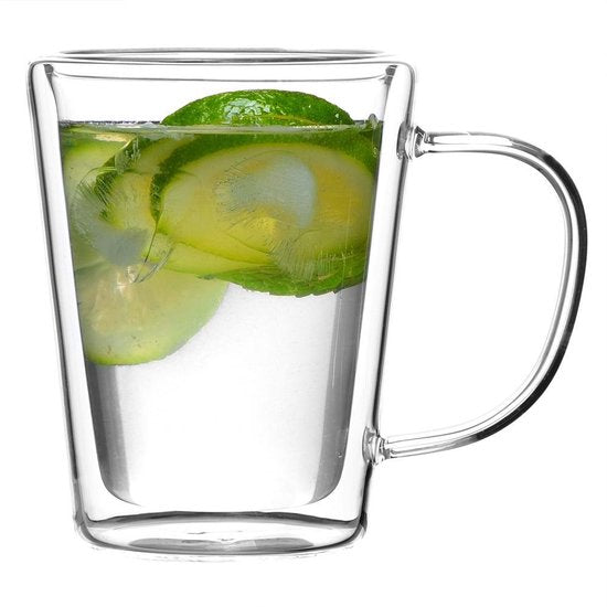 Monzana Theeglazen - Set van 4 Elk 250ml - Dubbelglas