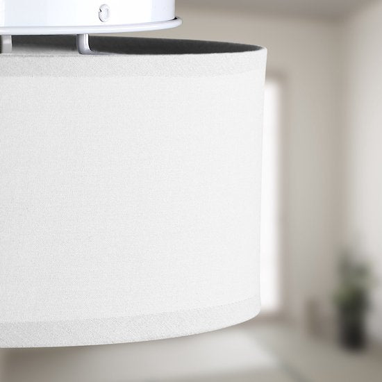 Monzana Plafondlamp 40W Rond - 38cm / Fitting E27 - Wit