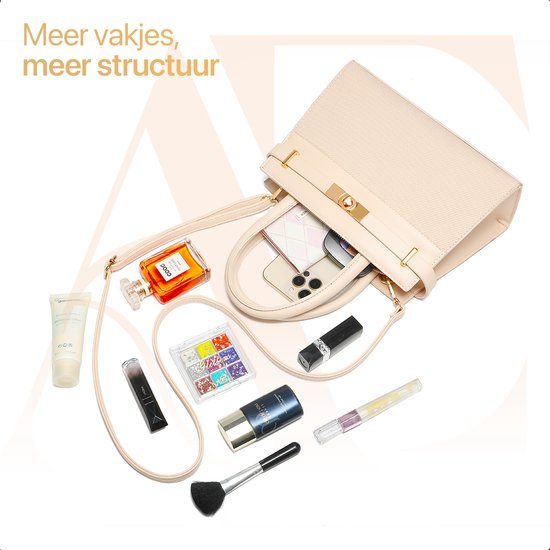 Aramae® - Handtas Dames - Crossbody Tas Dames - Schoudertas Dames - Cadeau voor Vrouwen - Wit