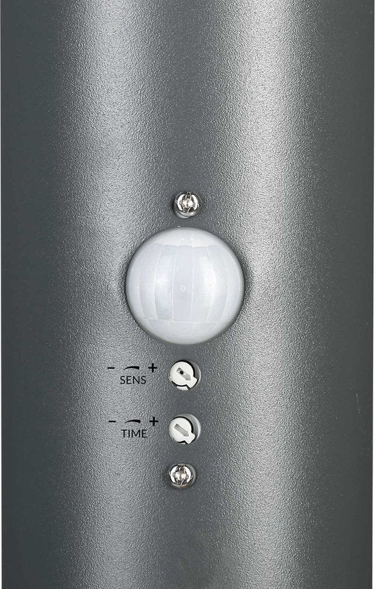 Monzana Padverlichting/ Buitenlamp / Tuinverlichting - Tuin - RVS -Met Sensor - 100 x 12 cm - Antraciet