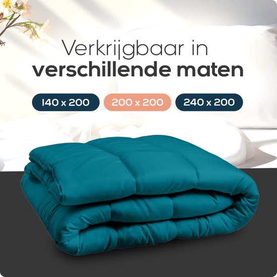 Sleeptime 2 in 1 Dekbed - Dekbed zonder Overtrek - 200x200 - Indigo