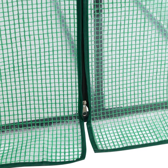 Gardebruk Kweekkas 2,23m² - 4 Legplanken & 4 Ramen - 190x186x120cm