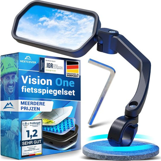 NEXTCOVER® Fietsspiegel - E-bike - ProVision 2.0 - echt glas