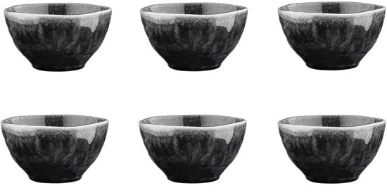 Kom MOON Ø14,5cm - 6 stuks - Encre