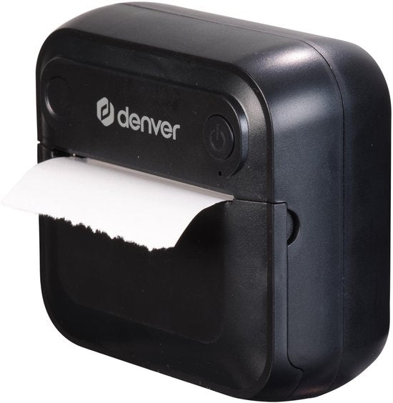 Denver Mini Pocket Printer - Sticker Printer - Thermisch Papier - Bluetooth - Mobiele Fotoprinter - MBP32B