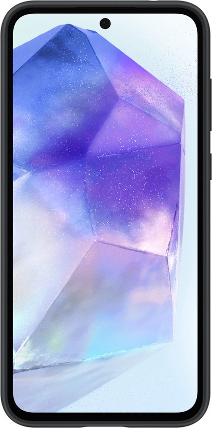 Samsung – Silicone Case Galaxy A55 5G – Voorzien Van Matte Finish En Slank Ontwerp En Zijdezachte Grip – Voor Samsung Galaxy A55 5G – Zwart Siliconen
