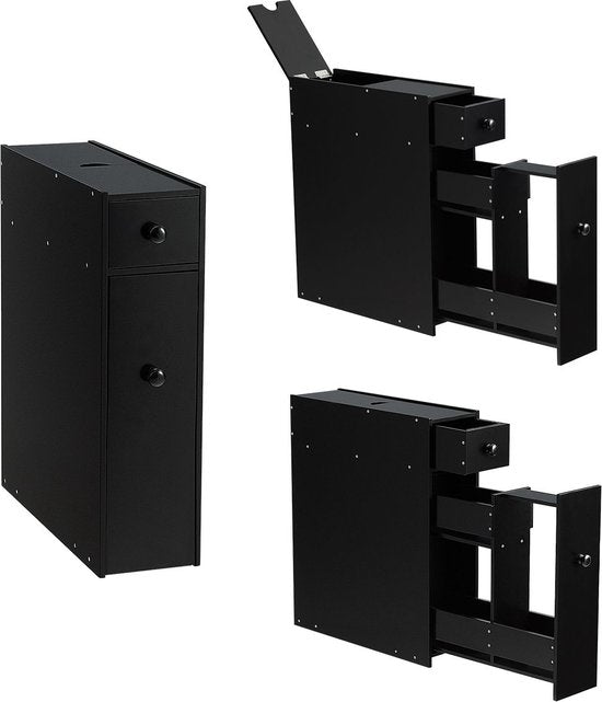 Coast - Badkamerkast - Hout - Zwart
