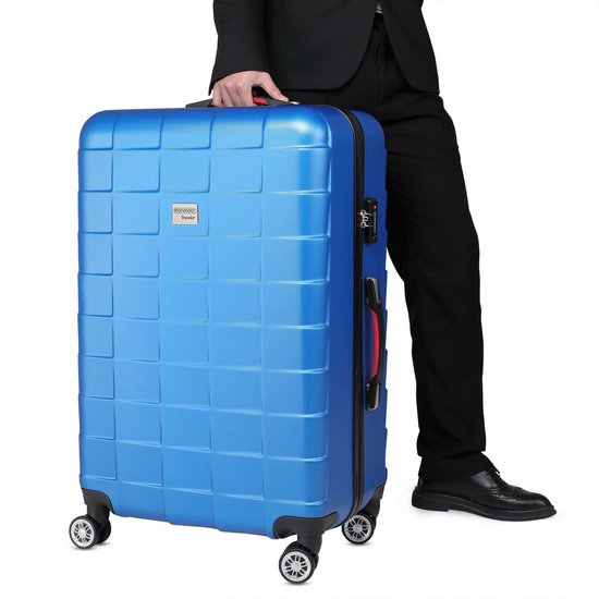 Monzana Exopack hardcase koffer MET slot - blauw 76x51x30 cm