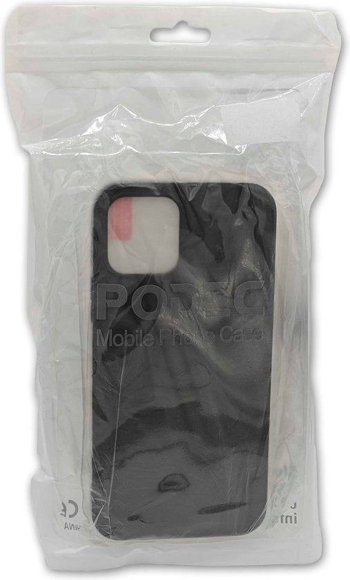Telefoonhoesje Zwart Geschikt voor Iphone 13 Hoesje Met Screenprotector Beschermglas