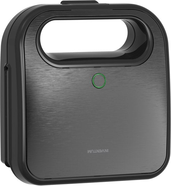 Inventum SG750B - Tosti ijzer - Panini grill - Bakplaat 22,4 x 13 cm - PFAS vrij - Tosti apparaat - 750 watt - Zwart