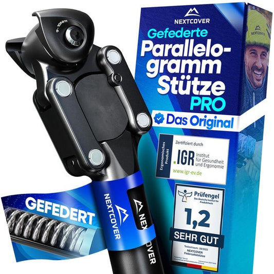 Nextcover geveerde zadelpen met Comfort-Spring technologie – verstelbaar – Ø 27.2mm – schokdempende fietszadelpen