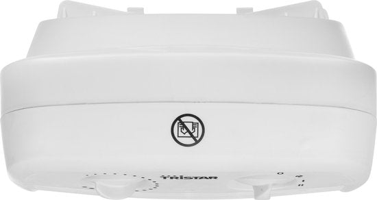 Elektrische kachel Tristar KA-5059 - Ventilatorkachel - 2 warmtestanden en ventilator - Campingkachel - Wit - Oscillerend - Overhittingsbeveiliging - Badkamerverwarming