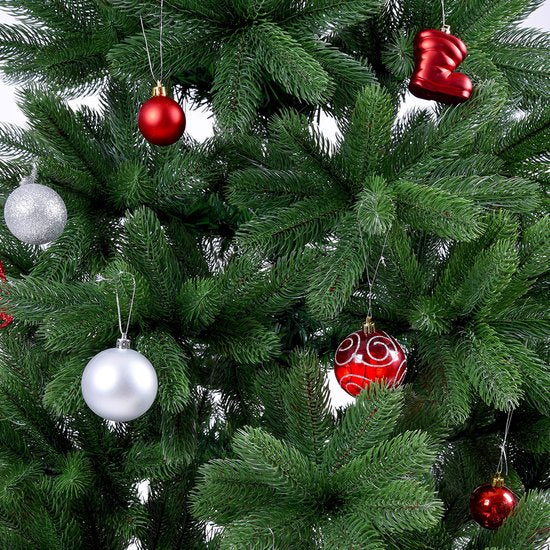 Casaria Kerstboom PE - Metalen Voet 140 cm – Groen