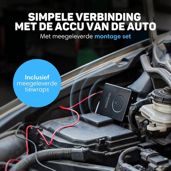 Vulpes Goods® Verjager - Marterverjager Auto 12V - Muizenverjager - Ongedierte Verjager met variabel Ultrasone & Flitslichten - Steenmarter Verjager - 6in1 - Outdoor - Buiten - PRO Versie