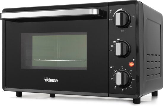 Tristar Vrijstaande Compacte Oven OV-3620 - 19 Liter oven - 1300 Watt - Boven- en onder-verhitting - Zwart