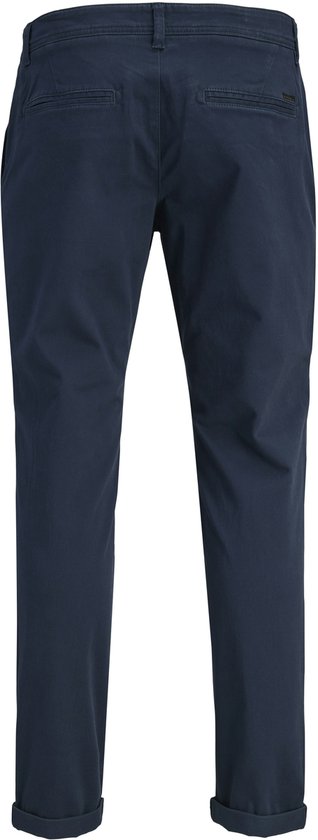 Jack & Jones Chinobroek Slim Fit Chinobroek - maat W33-L34 - Navy blazer