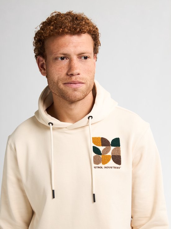 Petrol Industries - Heren Backprint Hoodie Sparta - Geel - Maat XL