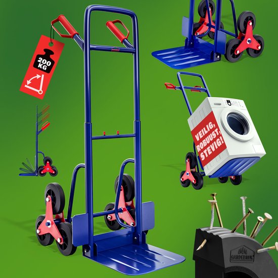 EazyLife Transportsysteem - Trappensteekwagen - Traploper - Tot 200kg