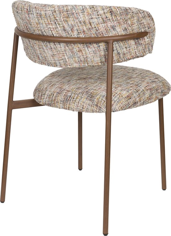 Housecraft Living Claes Eetkamerstoelen Gemêleerd Multi - Set van 2