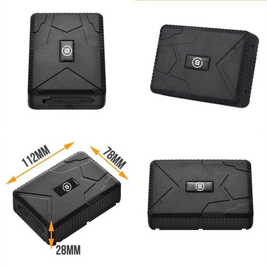 Strex GPS Tracker | Realtime met app | 120 Dagen accu | IP65 Waterdicht | Draadloos | Geen abonnement | Nederlandstalige Handleiding | Volgsysteem voor auto, motor, boot, camper, scooter, bagage en meer!