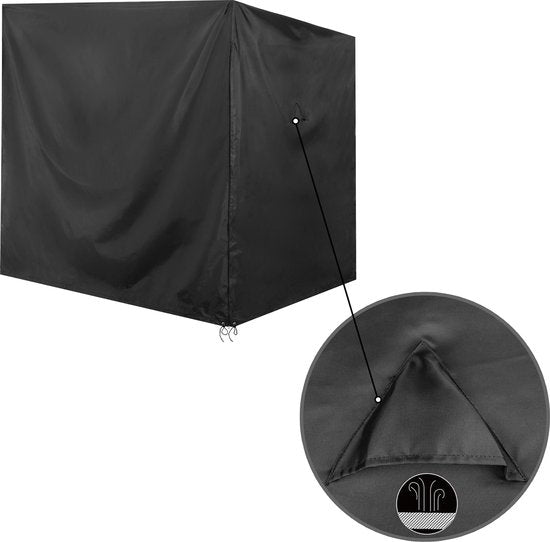 Kingsleeve Tuinmeubelhoes 185 x 117 x 150 cm Scheurvast UV-bestendig Antraciet