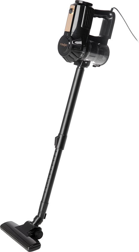 Nexxt 3-in-1 Snoer Stofzuiger met Telescopische Steel en Handstofzuiger – Verlengbare Steelstofzuiger met Cycloontechnologie – HEPA-Filter – 600 Watt
