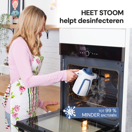 Vitapur Handstoomreiniger - Stoomreiniger - Vlekkenreiniger - Bekleding stoom reiniger - Reinigingsmachine - 900W - Wit