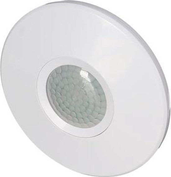 Perel Bewegingsmelder, PIR, 6 m detectiebereik, 360° detectiehoek, IP20, gebruik binnenshuis, plafondmontage, wit