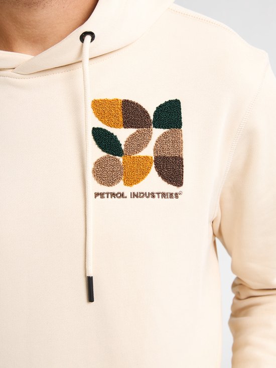 Petrol Industries - Heren Backprint Hoodie Sparta - Geel - Maat XL