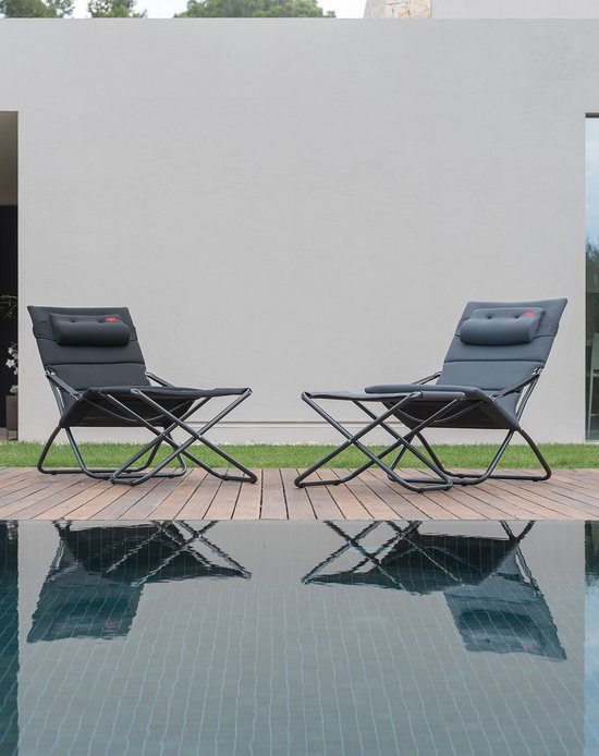 Crespo - Voetenbank voor lounger - AP/307 - Air-Deluxe - Grijs