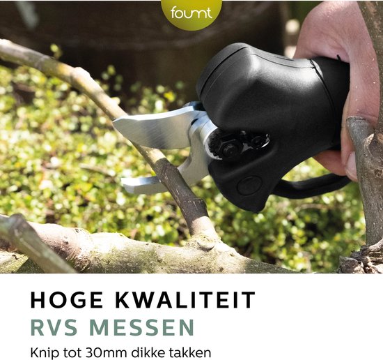 Elektrische snoeischaar - Zwart