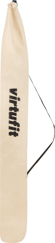 VirtuFit Strandparasol Premium - Windscherm - Beige - 225 x 140 cm