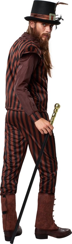 dressforfun - Steampunk gentleman XXL - verkleedkleding kostuum halloween verkleden feestkleding carnavalskleding carnaval feestkledij partykleding - 302344