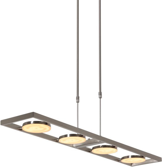 Hanglamp Soleil 3516ST Staal 4000 Lumen | Hoogte instelbaar | Steinhauer | Design en functioneel binnen verlichting