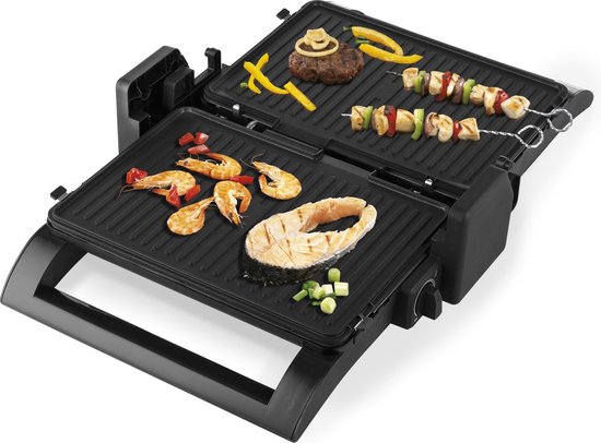 Princess Multi Grill 2-in-1 Tosti apparaat en Contactgrill 112530 – Grill apparaat - Verwisselbare platen - Groot bakoppervlak - Antikleeflaag