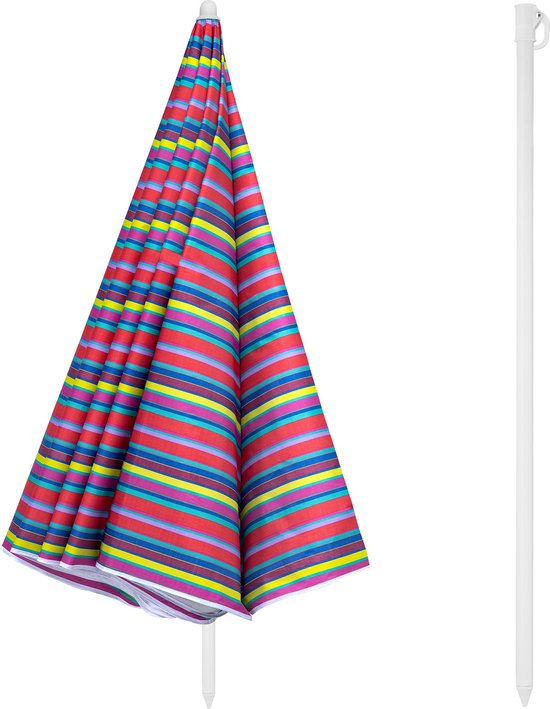 Kingsleeve Parasol 200cm - UV-bescherming 50+ Kantelbaar - Kleurrijk