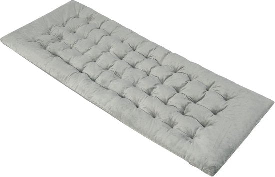 Coast Veldbed Matras – 7 cm Dikte – Met 4 Bevestigingsbanden – 190 x 70 cm – Grijs
