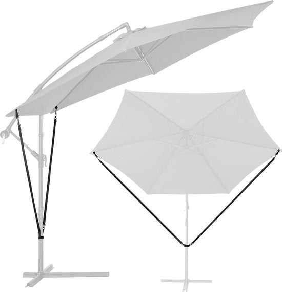 Kingsleeve Zweefparasol Windveiligheidsset - Variabel Aanpasbaar
