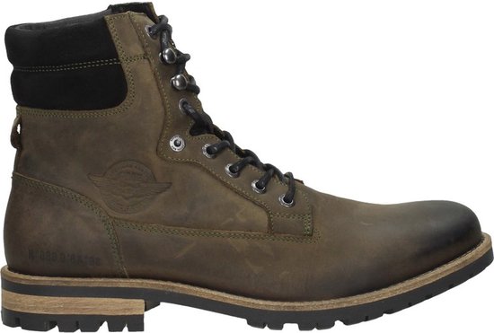 PME Legend - Heren Veterschoenen Cargotanker Khaki - Groen - Maat 44