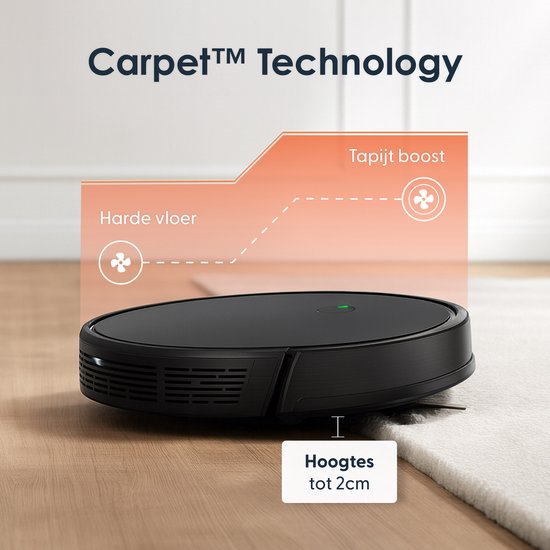 Skoov EcoPulse Robotstofzuiger met Dweilfunctie & Laadstation - Dweilrobot - Huisdieren - Dweil - Hepa - Automatische stofzuiger - Vacuum - Robot - In 1